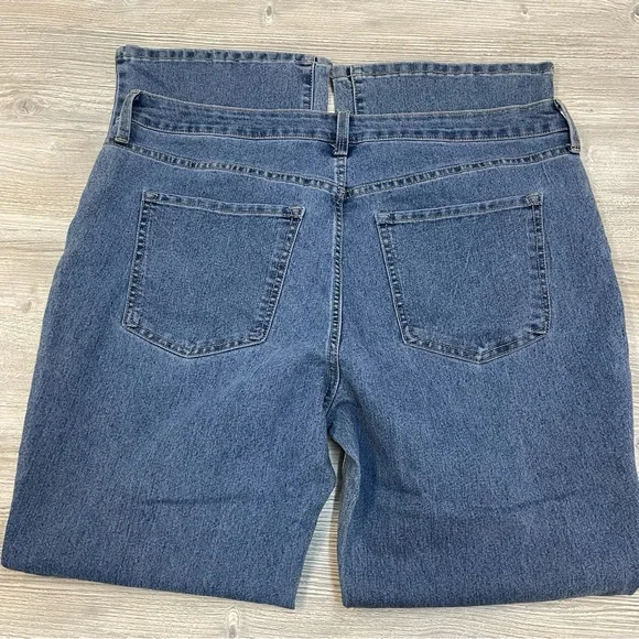 No Boundaries Dark Blue Straight Leg Jeans Plus Size 20 Women’s Basic Minimal - Picture 7 of 7